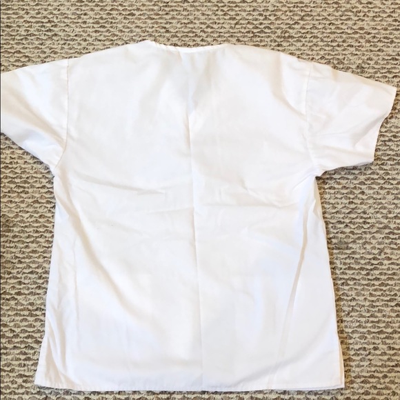 Dickies White Scrubs V-Neck Top and Landau Bottoms - Picture 4 of 8
